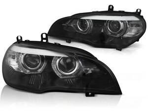 Predné LED svetlá BMW X5 E70 07-13 Black Xenon OEM
