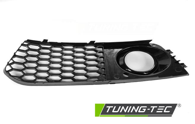 Mriežky hmloviek Audi A4 B8 08-11 Glossy Black – náhľad 5