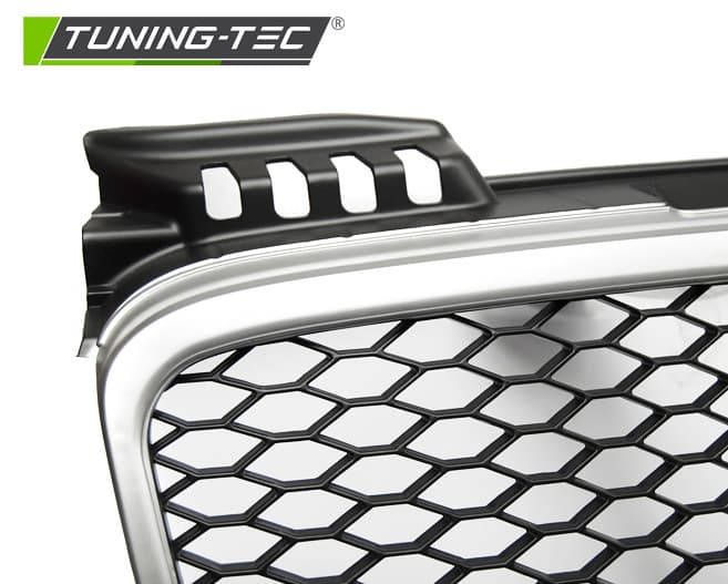 Predná maska Audi A4 (B7) 04-08 RS Style Silver – náhľad 3