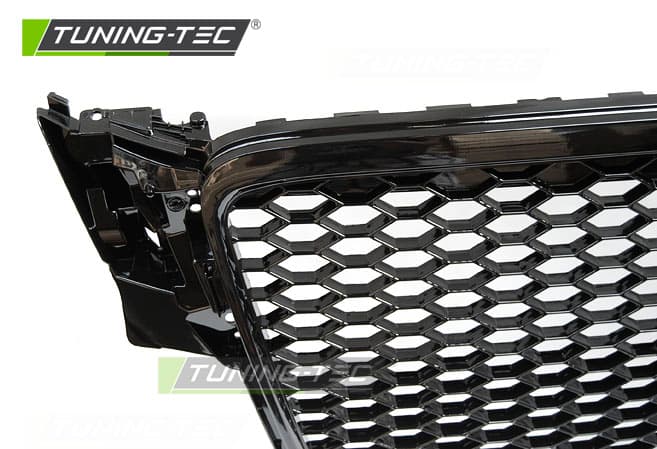 Predná maska Audi A4 B8 08-11 RS Style Glossy Black – náhľad 3