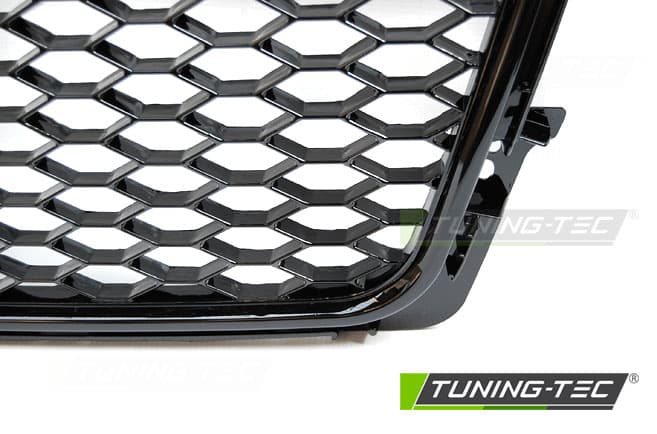 Predná maska Audi A4 B8 08-11 RS Style Glossy Black – náhľad 4