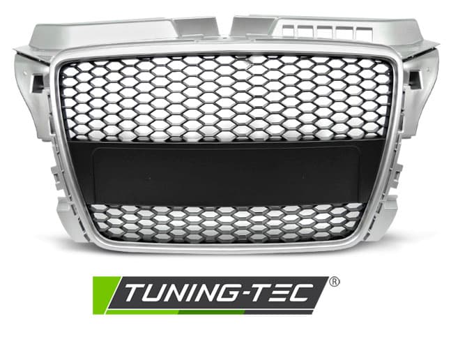 Predná maska Audi A3 8P 08-12 RS Style Silver – náhľad 2