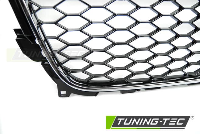 Predná maska Audi A4 B8 11-15 RS Style Black Chrome – náhľad 3