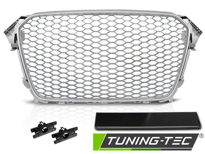 Predná maska Audi A4 B8 11-15 RS Style Silver – náhľad 2