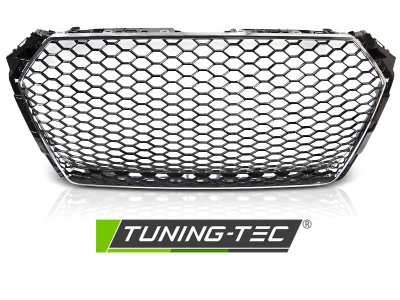 Predná maska Audi A4 B9 RS Style Black Chrome – náhľad 2