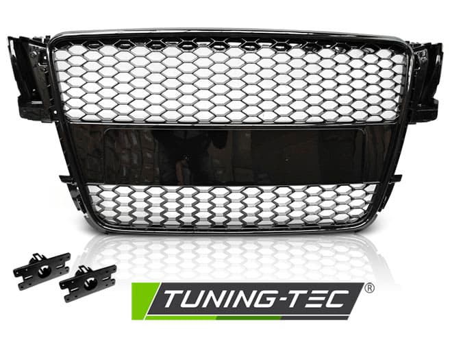 Predná maska Audi A5 07-11 RS Style Glossy Black – náhľad 2
