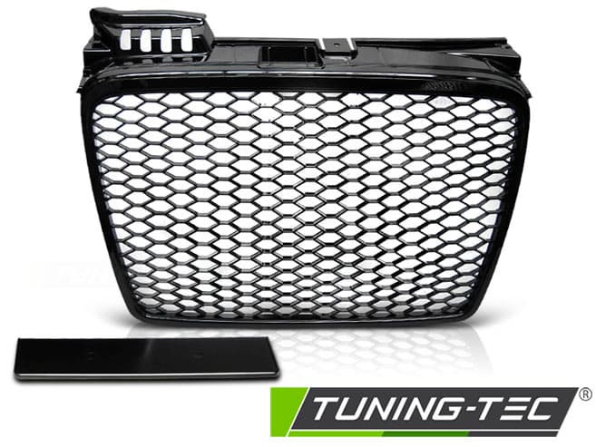 Predná maska Audi A4 (B7) 04-08 RS Style Glossy Black – náhľad 2