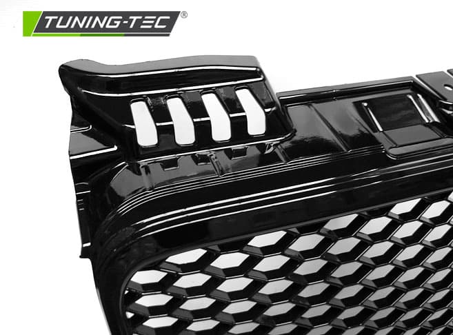 Predná maska Audi A4 (B7) 04-08 RS Style Glossy Black – náhľad 4