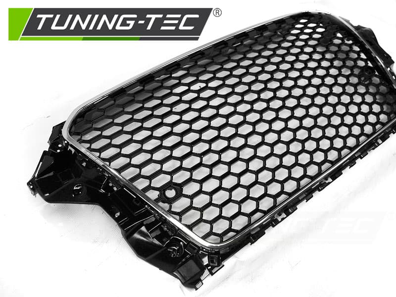 Predná maska Audi A3 8V 12-16 RS3 Style Black Chrome – náhľad 3