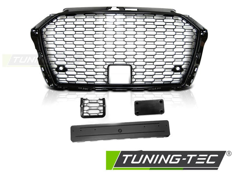 Predná maska Audi A3 8V 17- RS3 Style Glossy Black – náhľad 5