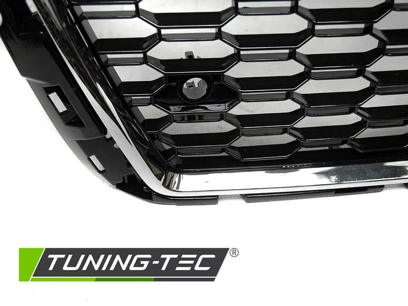 Predná maska Audi A3 8V 17- RS3 Style Black Chrome – náhľad 4
