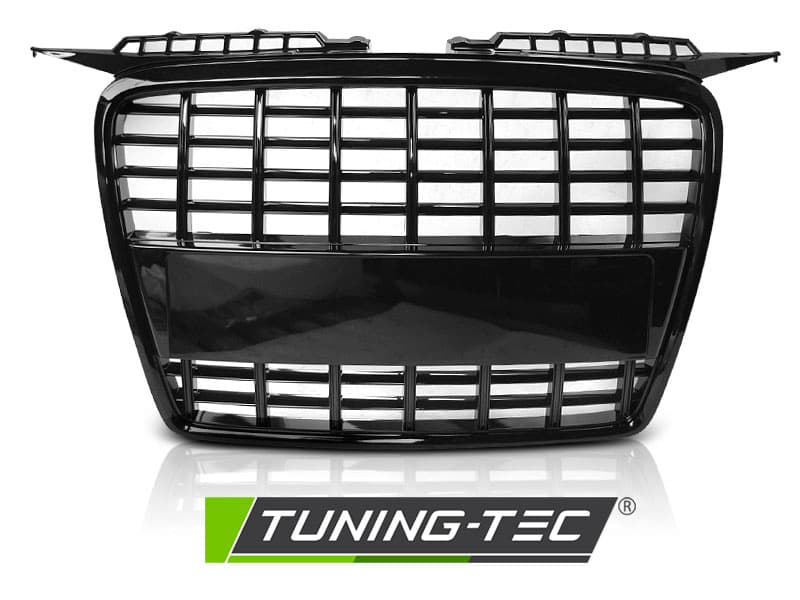 Predná maska S8 Look Audi A3 05-08 Glossy Black – náhľad 2