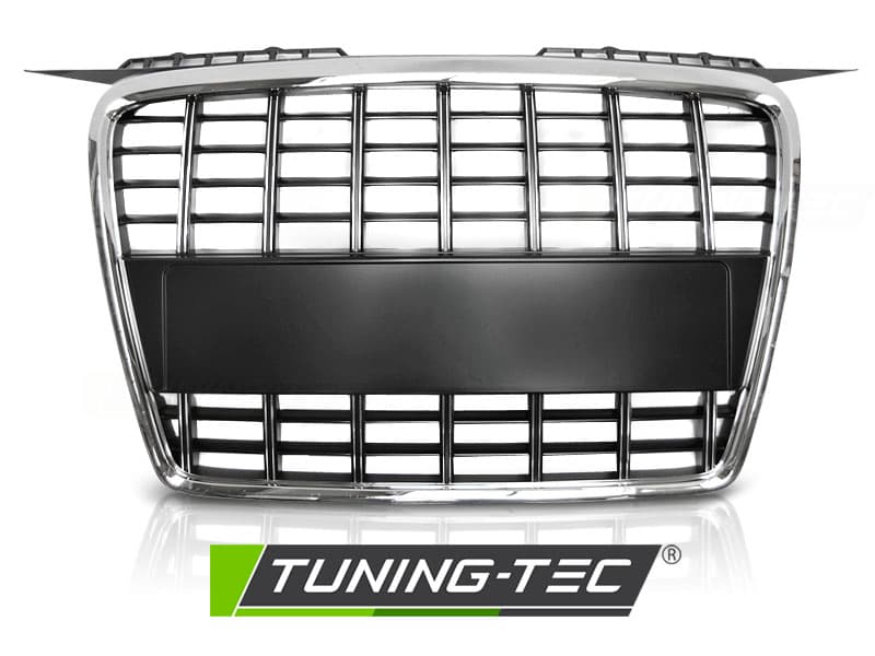 Predná maska S8 Look Audi A3 05-08 Black Chrome – náhľad 2