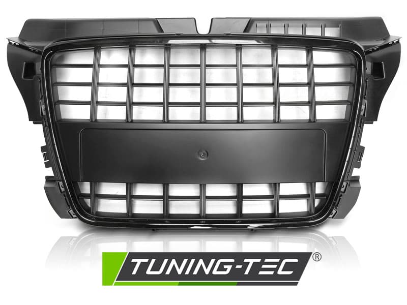 Predná maska S8-Look Audi A3 8P 08-12 Glossy Black – náhľad 2