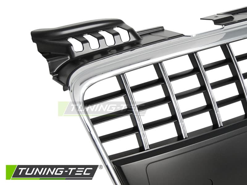 Predná maska Audi A4 (B7) 04-08 S8 Look Black Chrome – náhľad 3