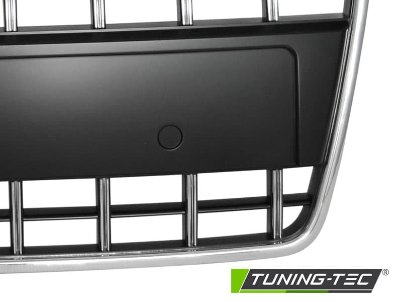 Predná maska Audi A4 (B7) 04-08 S8 Look Black Chrome – náhľad 4