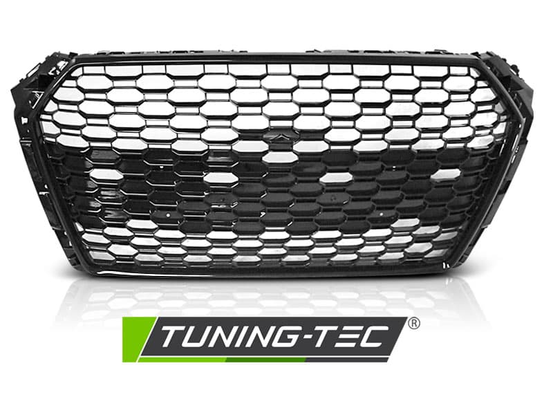 Predná maska RS4 Style Audi A4 B9 PDC Glossy Black – náhľad 2