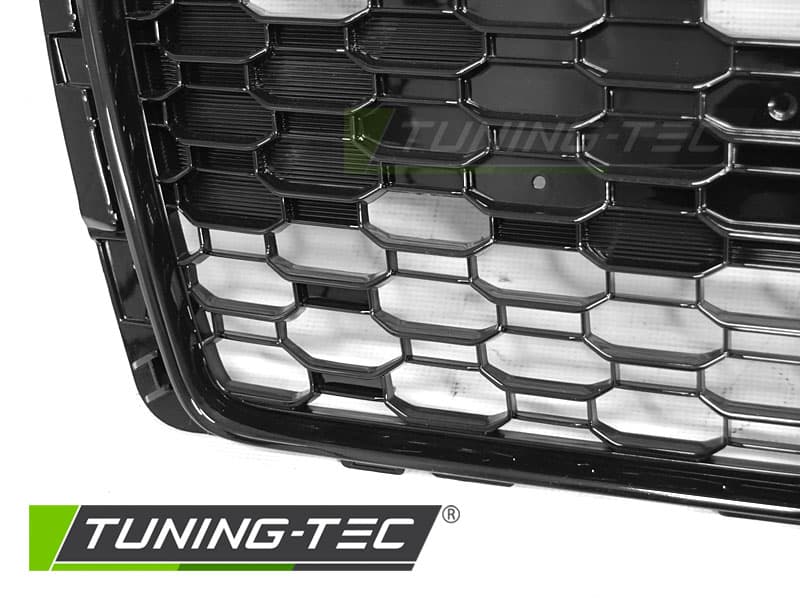 Predná maska RS4 Style Audi A4 B9 PDC Glossy Black – náhľad 3