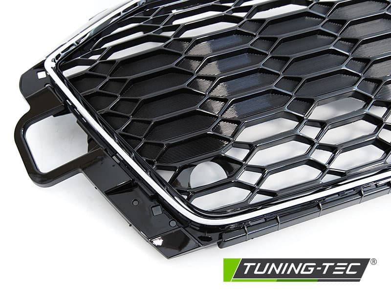 Predná maska Audi A4 B9 20-24 Black Chrome – náhľad 4