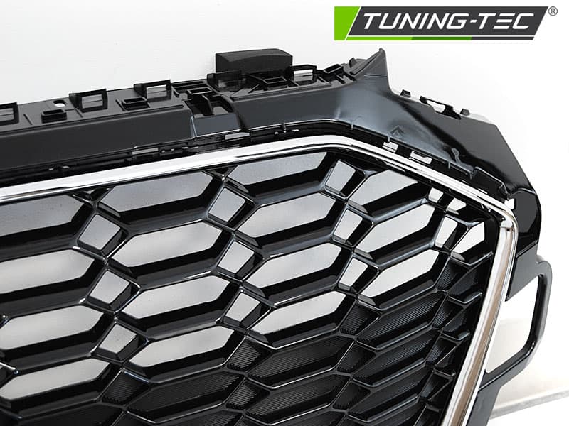 Predná maska Audi A4 B9 20-24 Black Chrome – náhľad 5