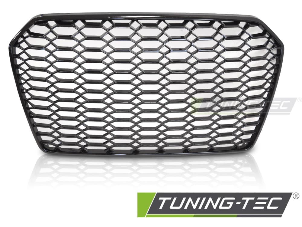 Predná maska Audi A6 C7 14-18 Sport Glossy Black – náhľad 4