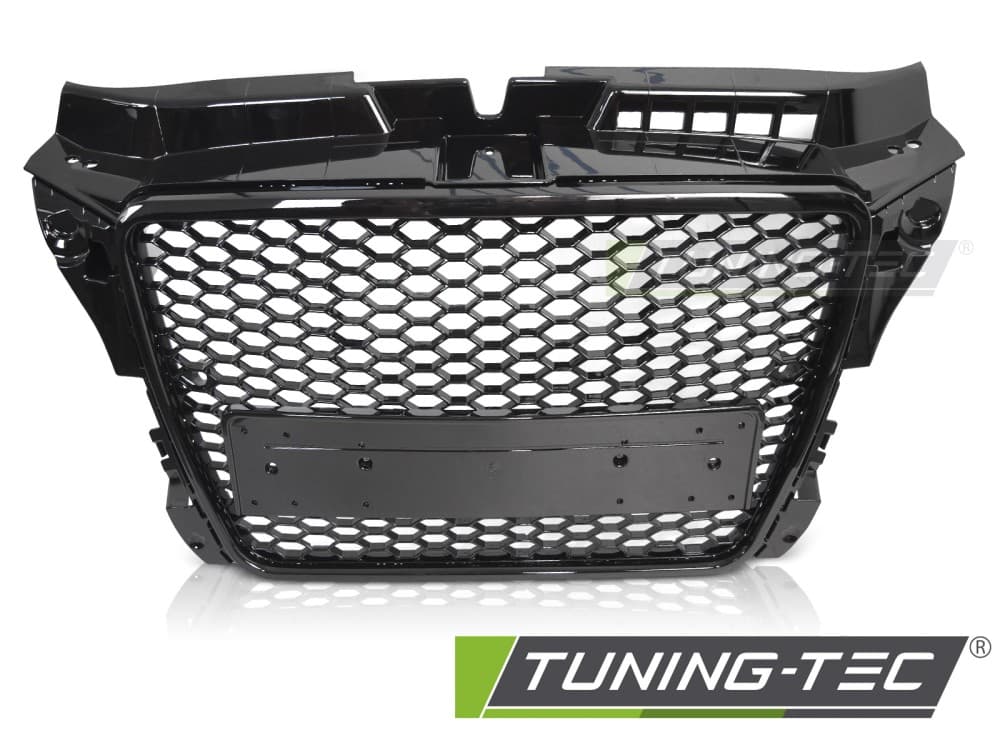 Predná maska Audi A3 08-12 Sport PDC Glossy Black – náhľad 2