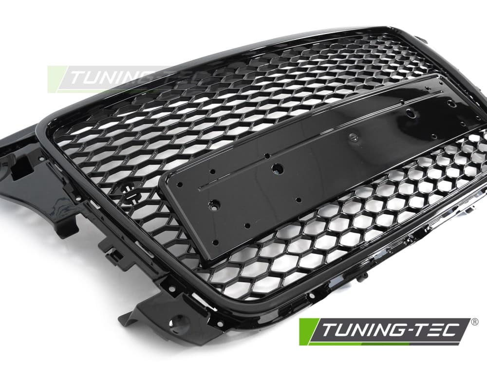 Predná maska Audi A3 08-12 Sport PDC Glossy Black – náhľad 3