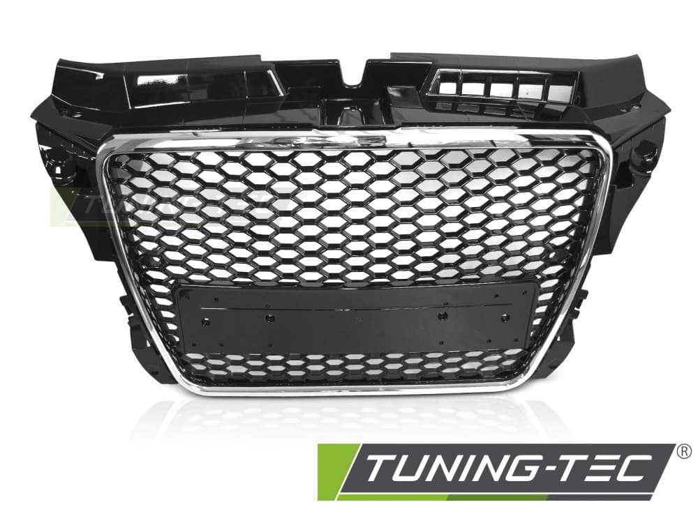 Predná maska Audi A3 08-12 Sport PDC Black Chrome – náhľad 2