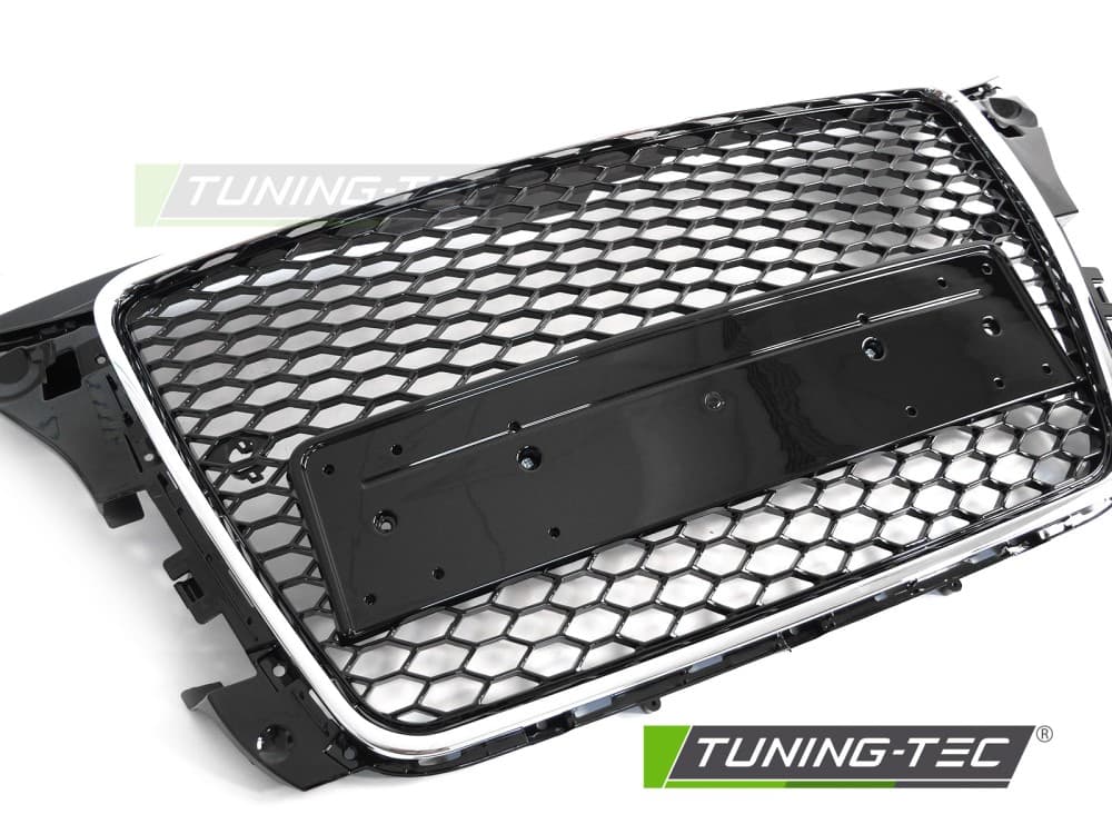 Predná maska Audi A3 08-12 Sport PDC Black Chrome – náhľad 3