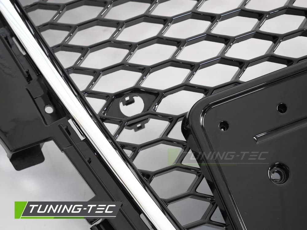 Predná maska Audi A3 08-12 Sport PDC Black Chrome – náhľad 4