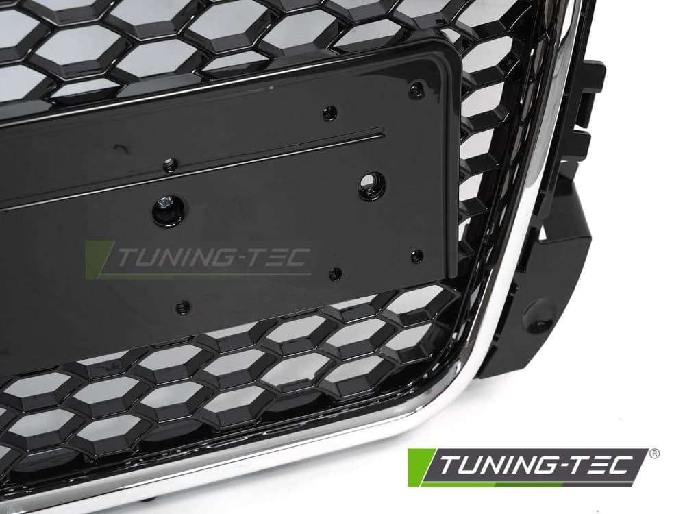 Predná maska Audi A3 08-12 Sport PDC Black Chrome – náhľad 5