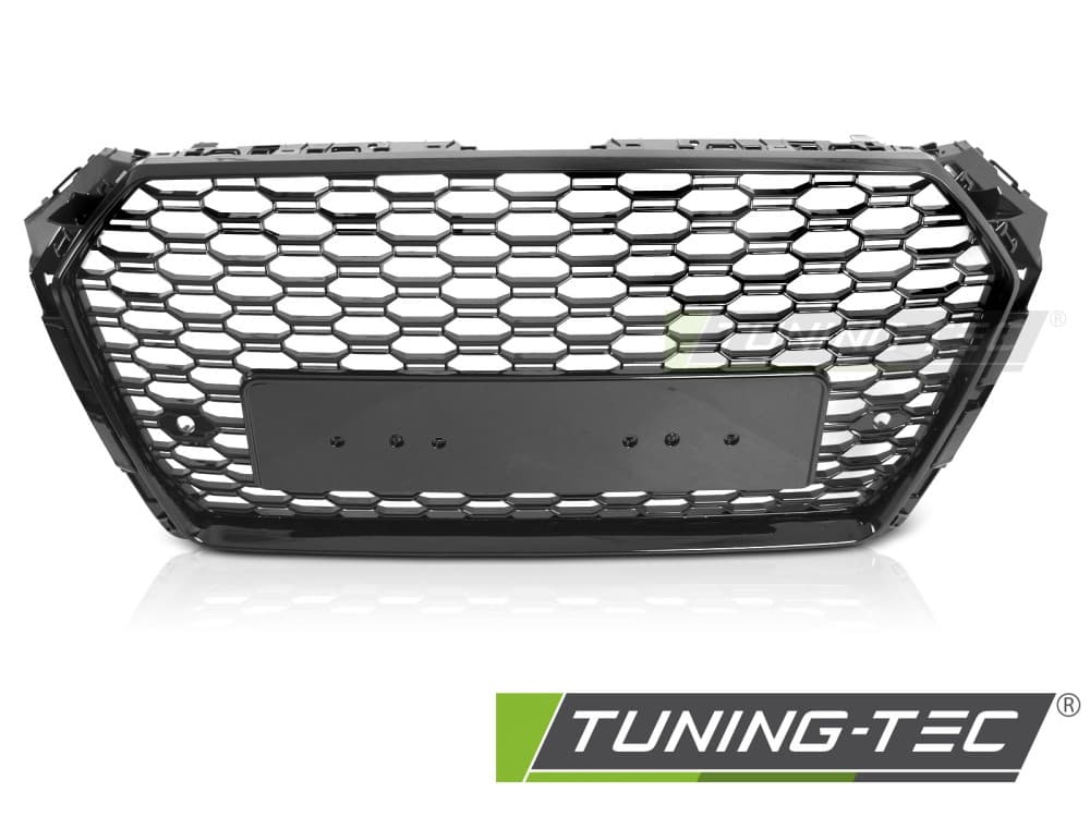 Predná maska Audi A4 B9 15-19 Sport PDC Glossy Black – náhľad 2