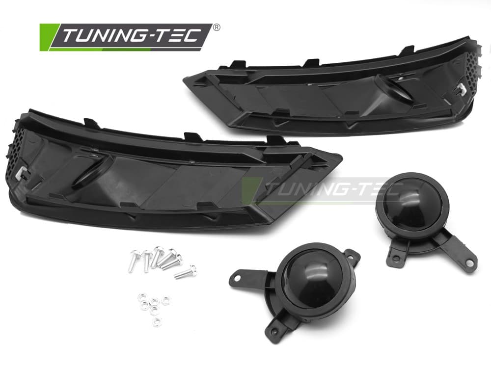 Mriežky nárazníka Audi A4 B9 15-19 ACC Glossy Black – náhľad 4
