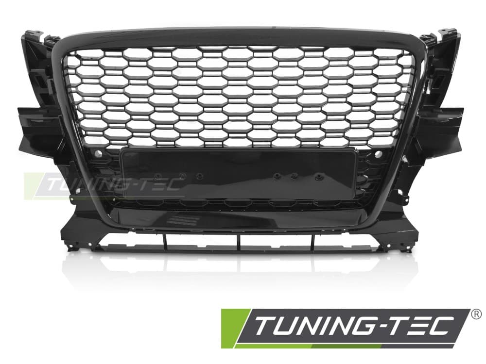 Predná maska Audi Q5 08-12 Sport Glossy Black - C4 – náhľad 2
