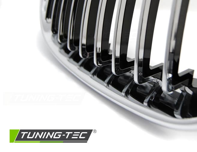 Predná maska BMW E60/E61 03-10 Chrome – náhľad 2