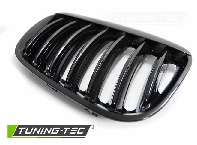 Predná maska BMW X5 E53 04-06 Glossy Black – náhľad 3