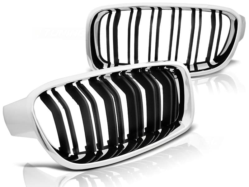 Predná maska BMW F30/F31 M3 Look Black Chrome