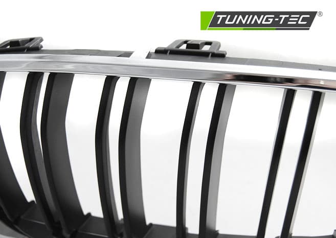 Predná maska BMW F32 F33 F36 M4 Look Black Chrome – náhľad 3