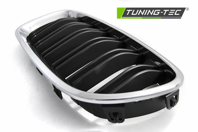 Predná maska BMW F10/F11 10-16 M5 Look Black Chrome – náhľad 3