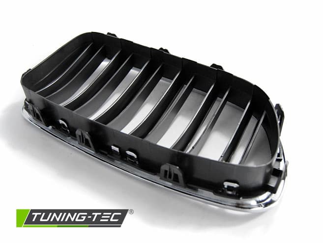 Predná maska BMW F10/F11 10-16 M5 Look Black Chrome – náhľad 4