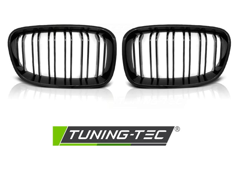 Predná maska BMW F20/F21 11-14 Double Bar Glossy Black – náhľad 2