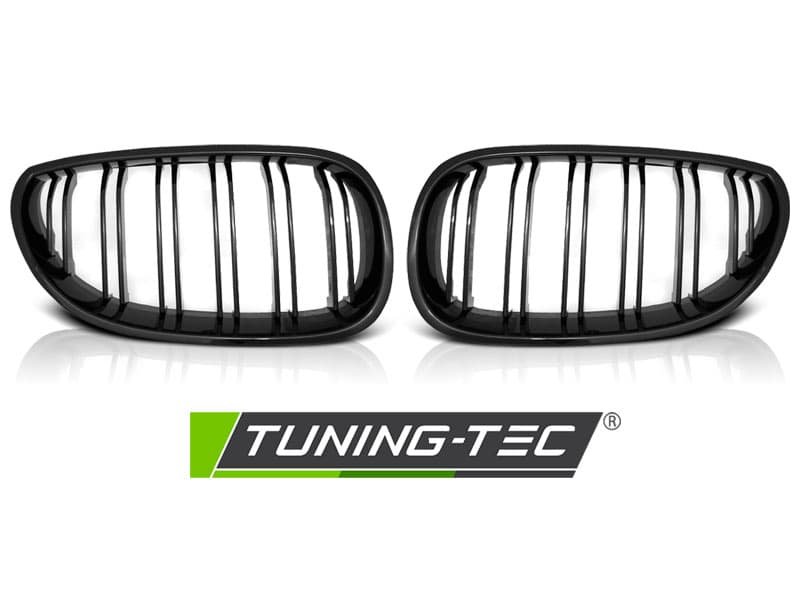 Predná maska BMW E60/E61 03-10 Double Bar M-LOOK Black – náhľad 2