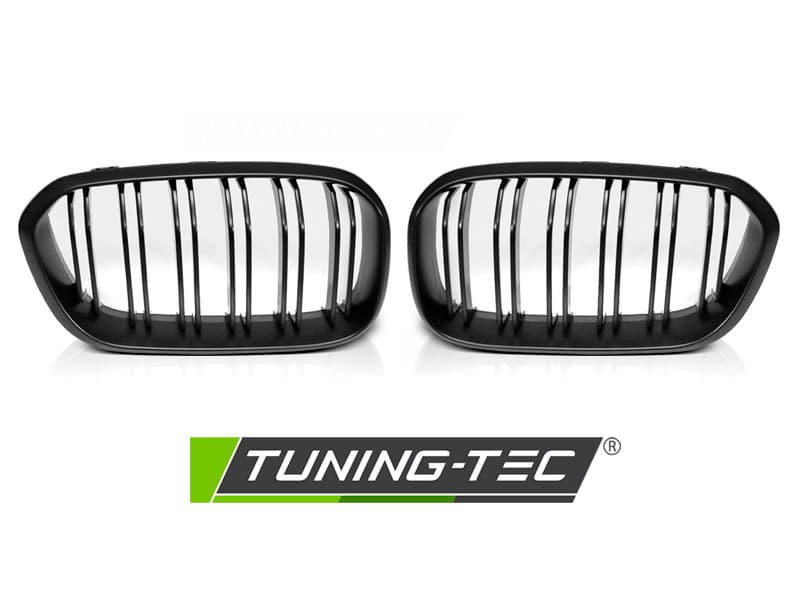 Predná maska BMW F20/F21 LCI 15-18 Double Bar Matte Black – náhľad 2