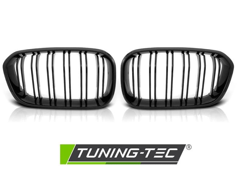 Predná maska BMW F20/F21 LCI 15-18 Double Bar Glossy Black – náhľad 2