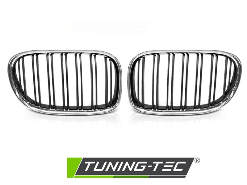 Predná maska BMW F01 09-15 Double Bar Black Chrome – náhľad 2