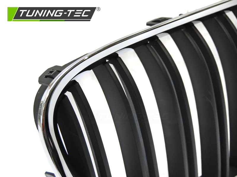 Predná maska BMW F01 09-15 Double Bar Black Chrome – náhľad 3