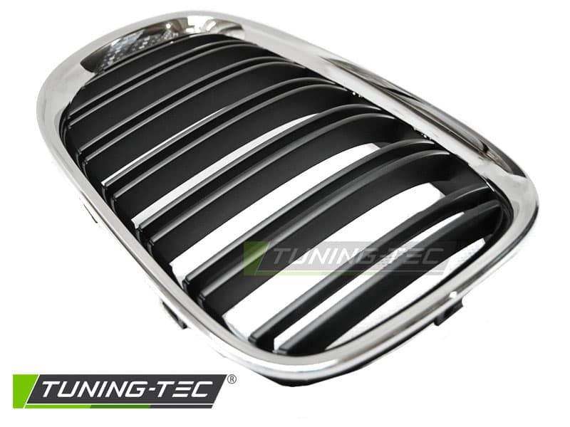 Predná maska BMW F01 09-15 Double Bar Black Chrome – náhľad 4