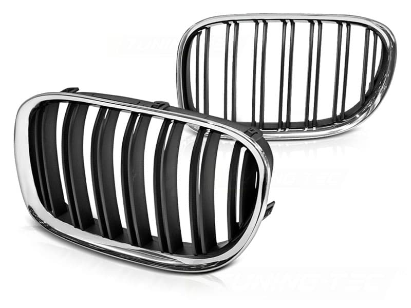 Predná maska BMW F01 09-15 Double Bar Black Chrome