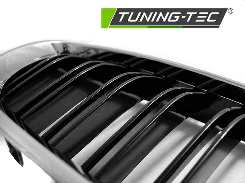 Predná maska BMW F10/F11 10-16 M5 Look Glossy Black Chrome – náhľad 3