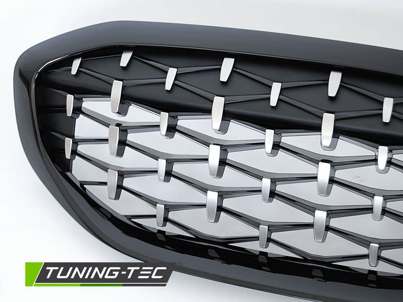 Predná maska BMW G20 G21 Diamond Glossy Black – náhľad 3